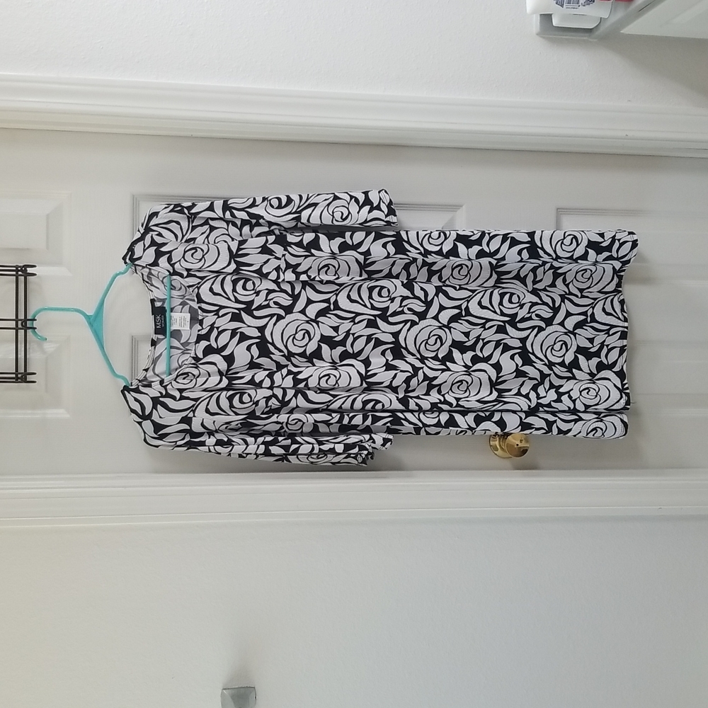 Black and white dress